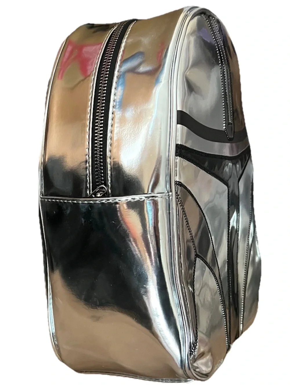 Loungefly Star Wars The Mandalorian Metallic Helmet Mini Backpack NWOT